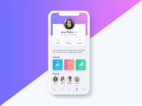 Image result for Profile UI Design iOS