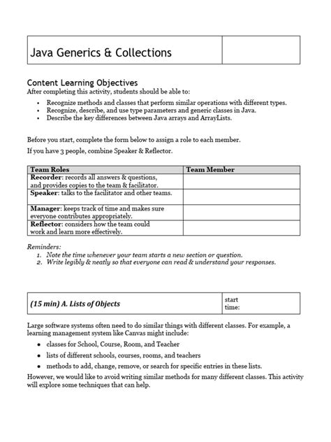 Generics and Collections in Java に対する画像結果