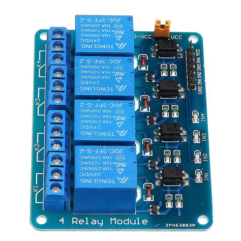Image result for 24V 4 Channel Relay Module