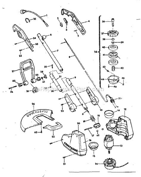 Image result for Craftsman 25Cc Weedwacker Parts Diagram