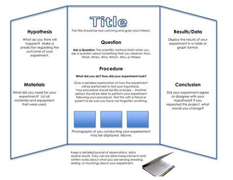 Toradh íomhá ar Soil Project Tri-Fold Example