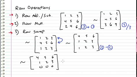 Image result for Matrix Row Operations Alpabets