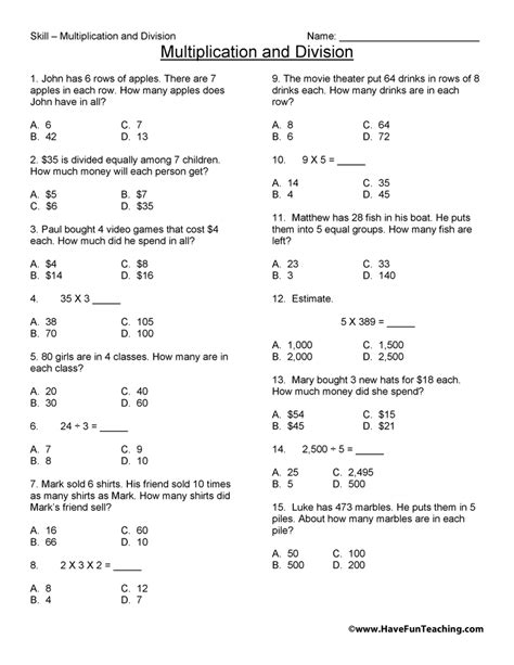 Image result for Math Test 3rd Grade Print