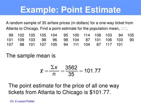 Afbeeldingsresultaten voor Estimation Statistics Formula