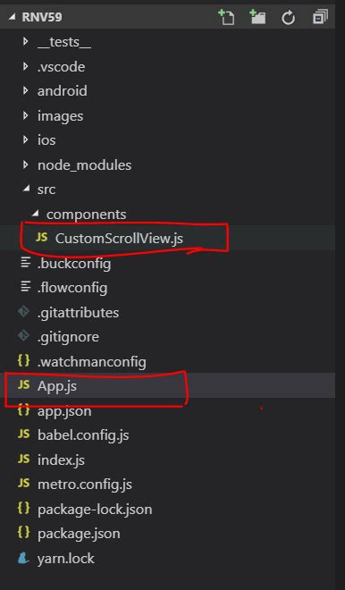 React Native Horizontal Scroll に対する画像結果