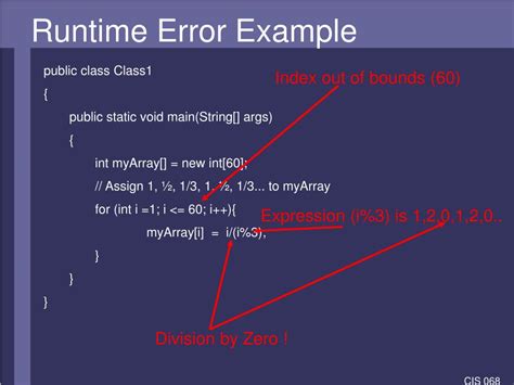 Image result for Example for Compile Time Error and Run Time Error