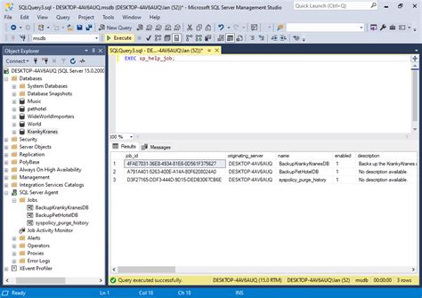 Apply for Job in Table in SQL に対する画像結果