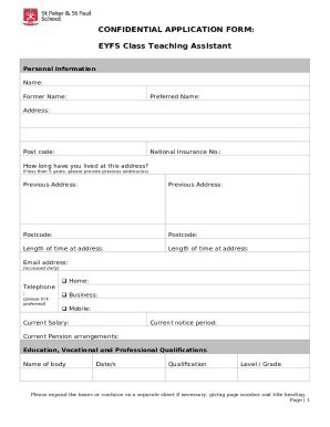 Teaching Assistant Level 2 Personal Statement Example に対する画像結果