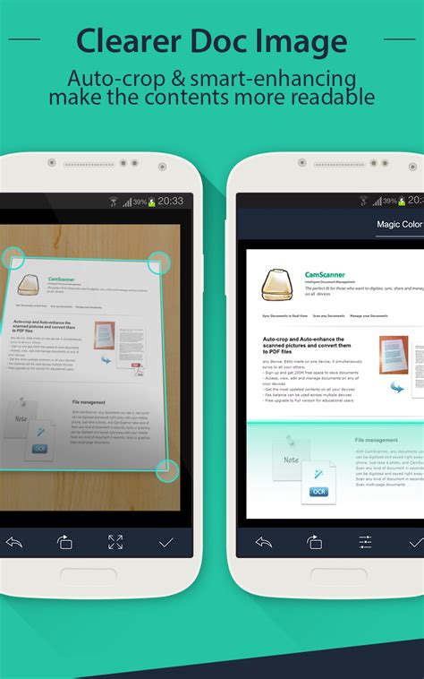 Toradh íomhá ar Scan Center App