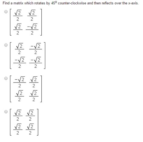 Afbeeldingsresultaten voor Rotation Matrix Counterclockwise Clockwise