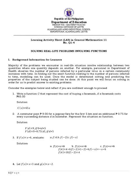 Image result for Functions Real Life Problems