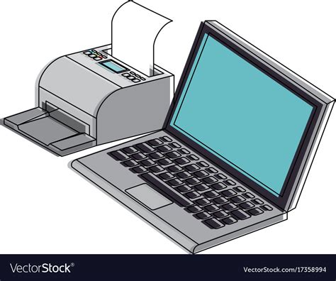 Image result for Computer Set with Printer Drawing
