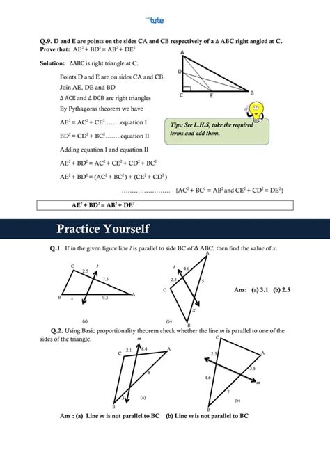 Image result for CBSE Class 10 Triangles