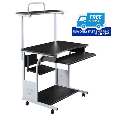 Image result for Computer Desk with Printer Shelf