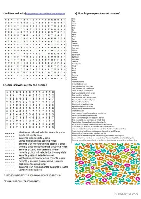 Image result for ESL Math Worksheets