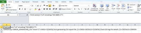 Image result for CSV Export Error