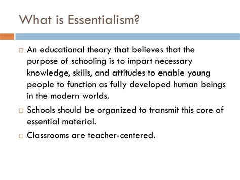 Image result for What Is Essentialism