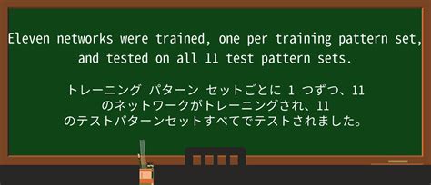 Test Pattern に対する画像結果