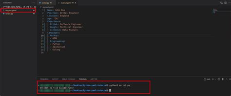 Toradh íomhá ar Arrays in YAML File