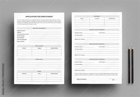 Image result for Example of a Job Application Form