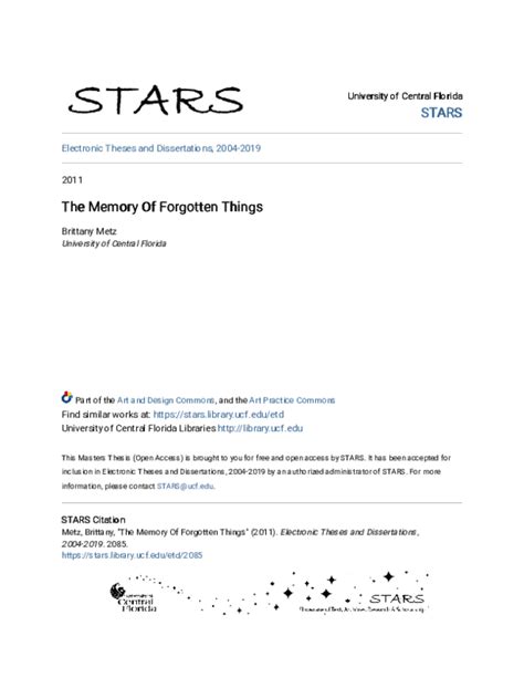 Image result for The Memory of Things First Chapter Name