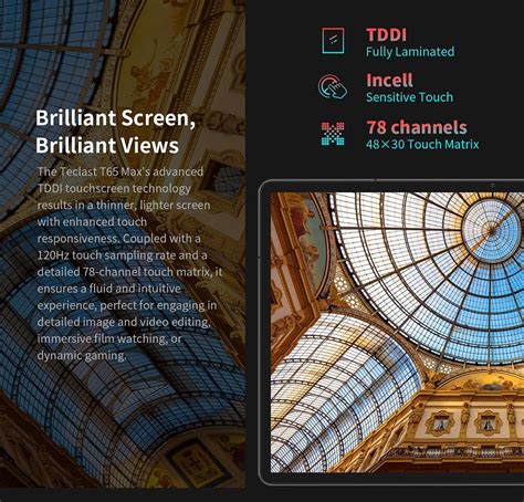 Toradh íomhá ar Tablet 13-Inch Screen