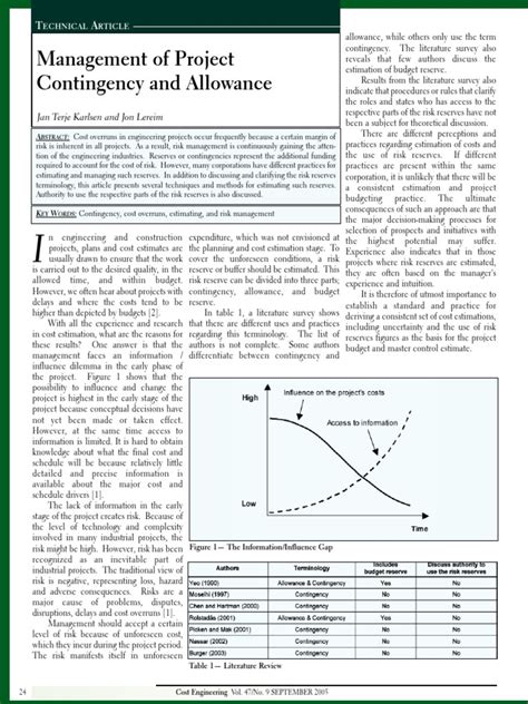 Contingency in Project Management Textbook PDF に対する画像結果