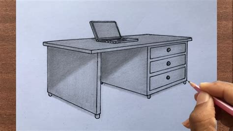 Toradh íomhá ar Old Computer Desk Drawing