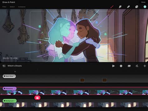Toradh íomhá ar Fire Animation Procreate