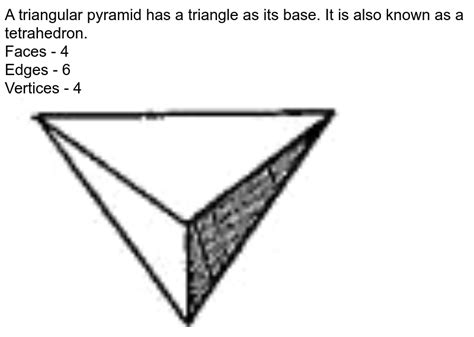 Image result for Triangular Based Pyramid Vertices
