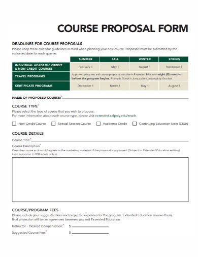 Course Proposal Sample に対する画像結果