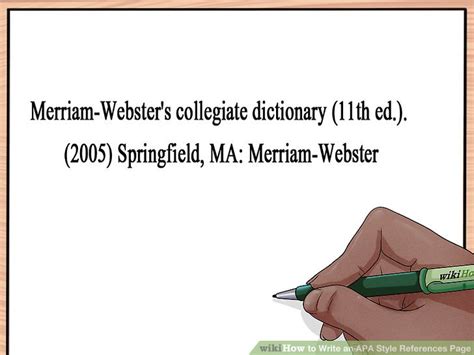 Image result for How To Write Reference In Apa Style