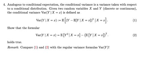 Image result for Equation for Variance in Conditional Distribution