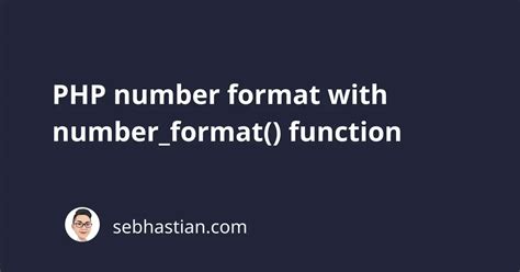 Image result for PHP Number Format