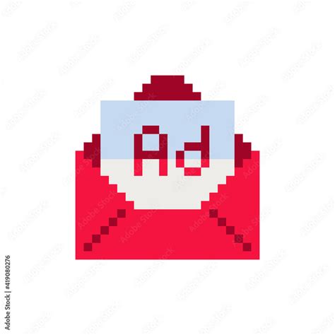 Image result for 8-Bit Envelope Icon