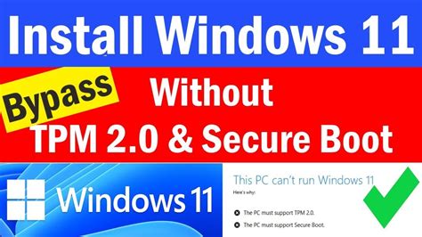Image result for Install Windows 11 No Secure Boot