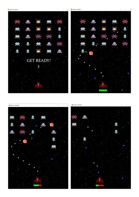 Toradh íomhá ar Space Invaders Pygame Code