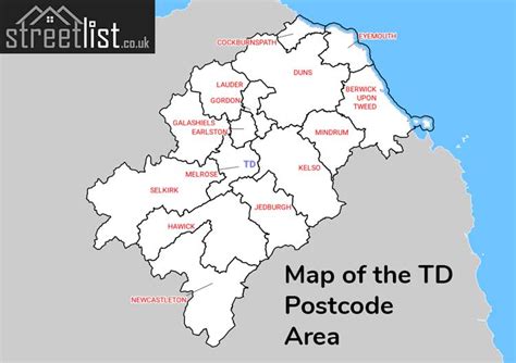 Image result for TD Postcode Map