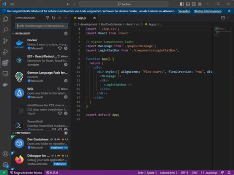 Image result for Visual Studio Code Deutsch JavaScript