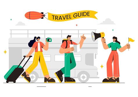 Toradh íomhá ar Travel Guide Cartoon