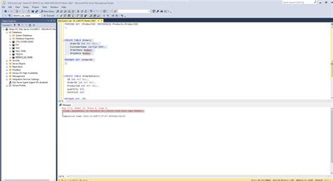Image result for SQL Query Error 2714 Level 16
