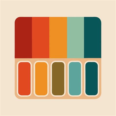 Image result for Mid Century Modern Color Palette