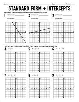 Standard Form Worksheet Algebra 1 に対する画像結果