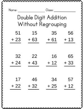 Image result for Double-Digit Addition without Carry
