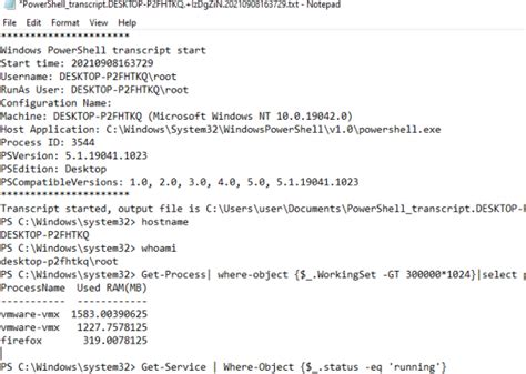 Toradh íomhá ar PowerShell Log