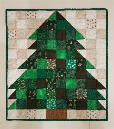 Toradh íomhá ar Tall Short Christmas Tree Quilt Pattern