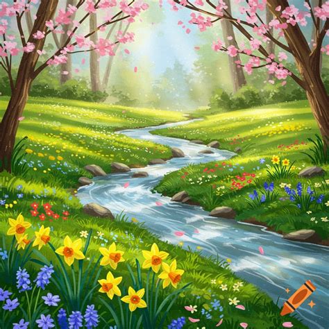 Image result for Lush Spring Drawing