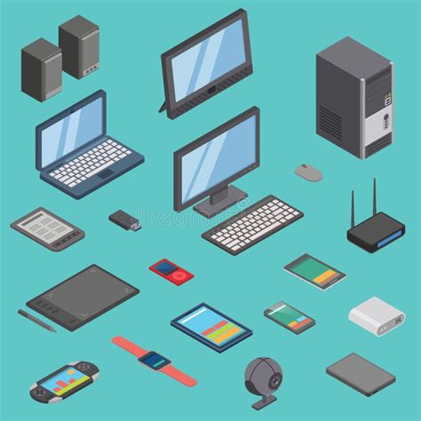 Image result for Isometric Computer with Storage Device
