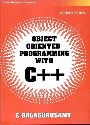 Afbeeldingsresultaten voor Object-Oriented Programming C++ Balagurusamy PDF