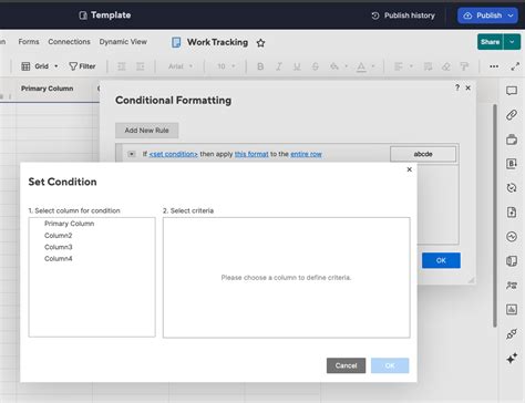 Toradh íomhá ar Smartsheet Conditional Format Based On Indention